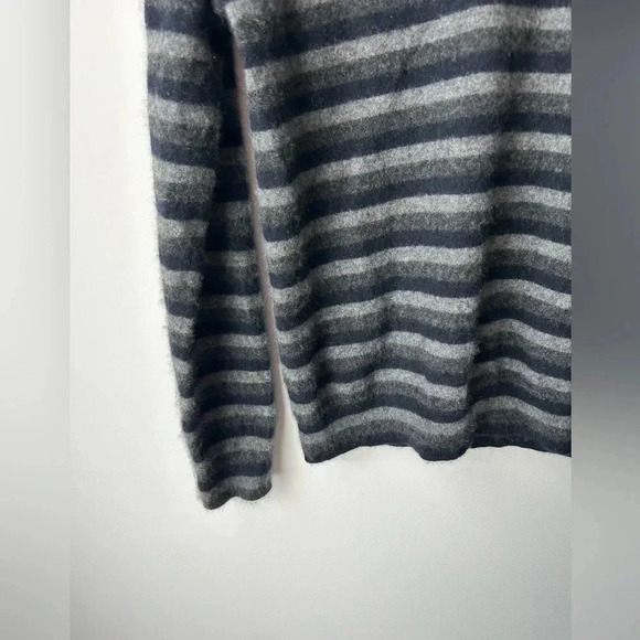 Vince cashmere stripes v neck sweater - Picture 4 of 12